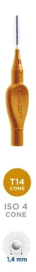 CURASEPT PROXI T14 CONE OCRA/DARK GOLD 5 PEZZI - doctorpill.it