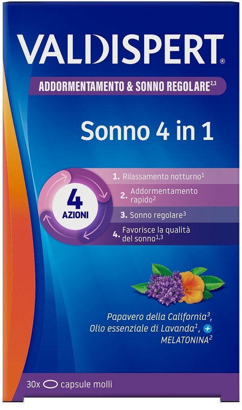 VALDISPERT SONNO 4 IN 1 30 CAPSULE MOLLI - doctorpill.it