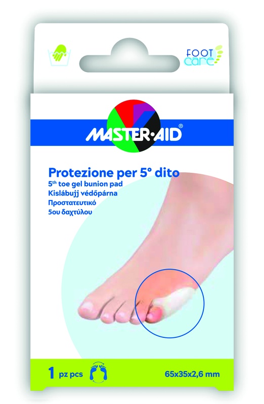 PROTEZIONE IN GEL MASTER-AID FOOTCARE 5 DITO 1 PEZZO C15 - doctorpill.it
