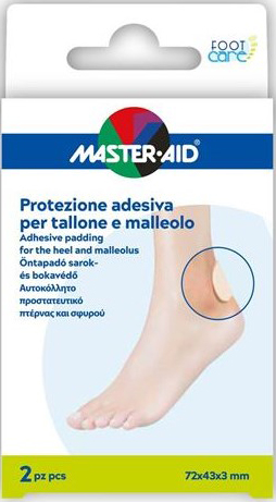 PROTEZIONE TALLONE/MALLEOLO MASTER-AID FOOTCARE 2 PEZZI A7 - doctorpill.it