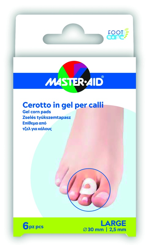 CEROTTO PROTEZIONE CALLI MASTER-AID FOOTCARE IN GEL LARGE 6 PEZZI B11 - doctorpill.it