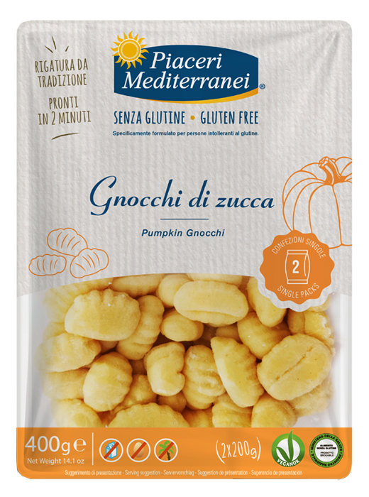 PIACERI MEDITERRANEI GNOCCHI DI ZUCCA 400 G - doctorpill.it