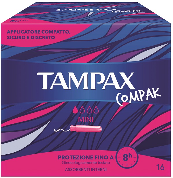 TAMPAX COMPAK ASSORBENTE INTERNO MINI 16 PEZZI - doctorpill.it