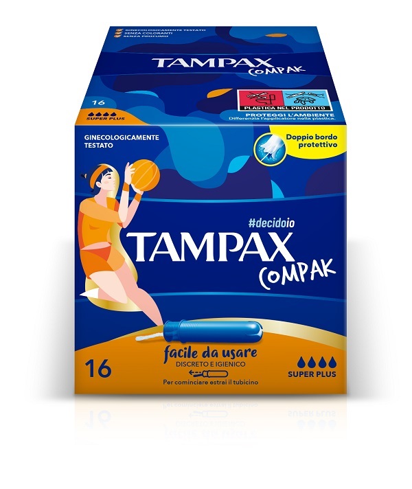 TAMPAX COMPAK ASSORBENTE INTERNO SUPER PLUS 16 PEZZI - doctorpill.it