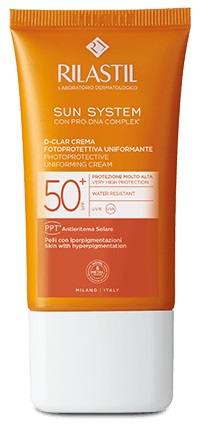 RILASTIL SUN SYSTEM D-CLAR SPF 50+ CREMA LIGHT 40 ML - doctorpill.it