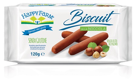 HAPPY FARM BISCUIT NOCCIOLA 120 G - doctorpill.it
