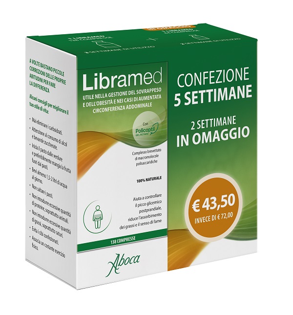 LIBRAMED TRATTAMENTO 5 SETTIMANE 138 + 84 COMPRESSE - doctorpill.it