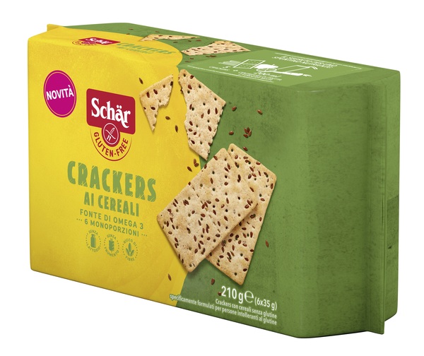 SCHAR CRACKERS CEREALI SENZA LATTOSIO 6 MONOPORZIONI DA 35 G - doctorpill.it