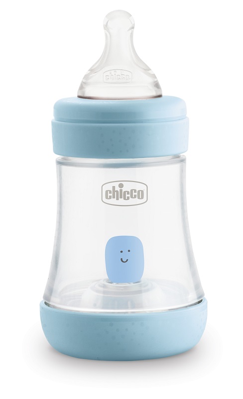 CHICCO BIBERON PERFECT 5 BOY 150 ML IN SILICONE 1 FORO - doctorpill.it