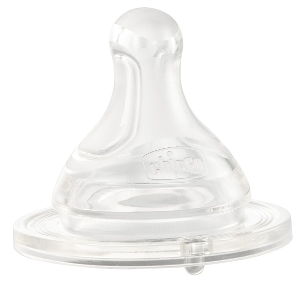 CHICCO TETTARELLA PERFECT 5 4M IN SILICONE 3 FORI 2 PEZZI - doctorpill.it