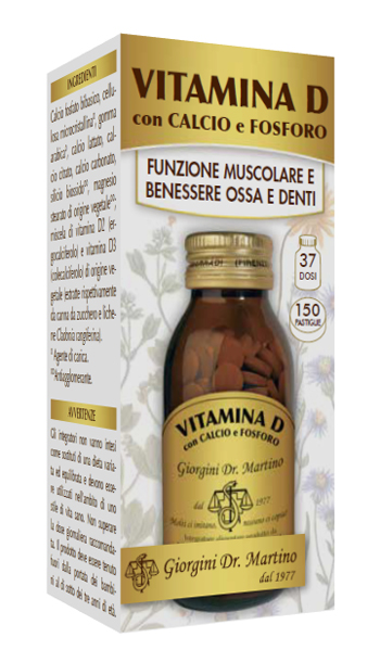 VITAMINA D CALCIO/FOSFORO 150 PASTIGLIE - doctorpill.it