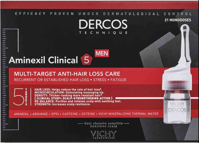 DERCOS AMINEXIL UOMO 12 FIALE 6 ML - doctorpill.it
