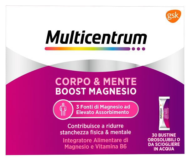 MULTICENTRUM BOOST MAGNESIO 30 BUSTINE - doctorpill.it