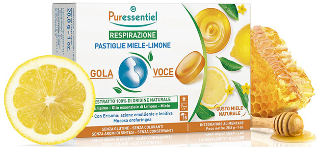 PURESSENTIEL PASTIGLIE MIELE LIMONE - doctorpill.it