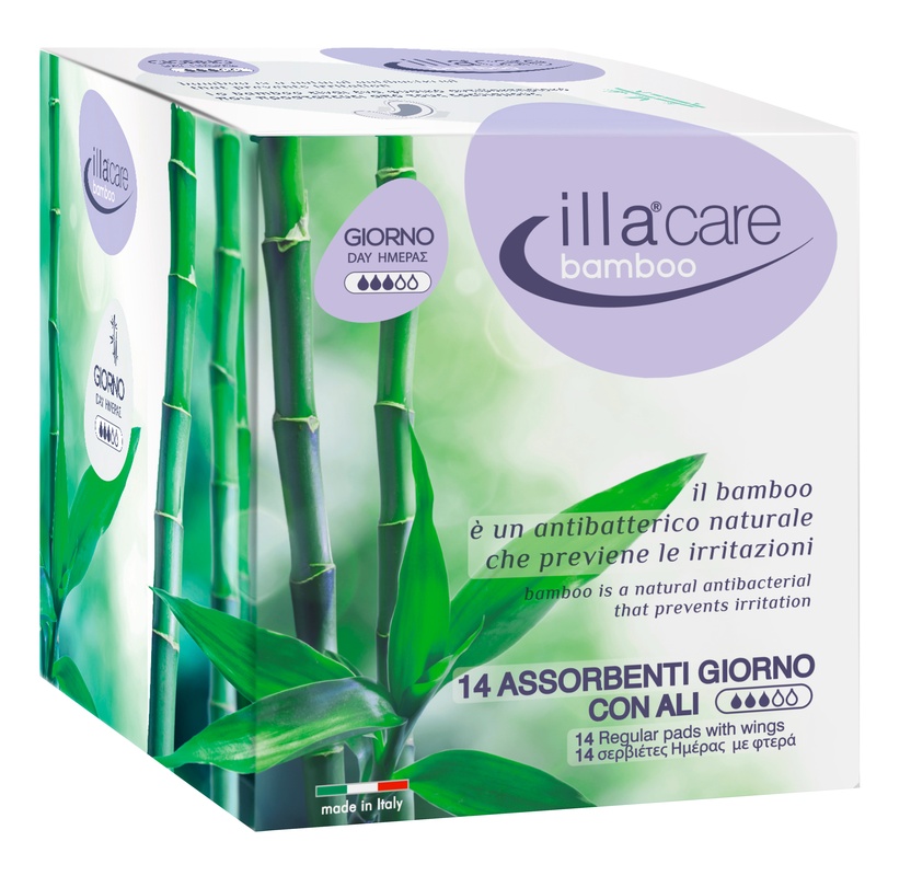 ILLA CARE BAMBOO ASSORBENTE GIORNO 14 PEZZI - doctorpill.it