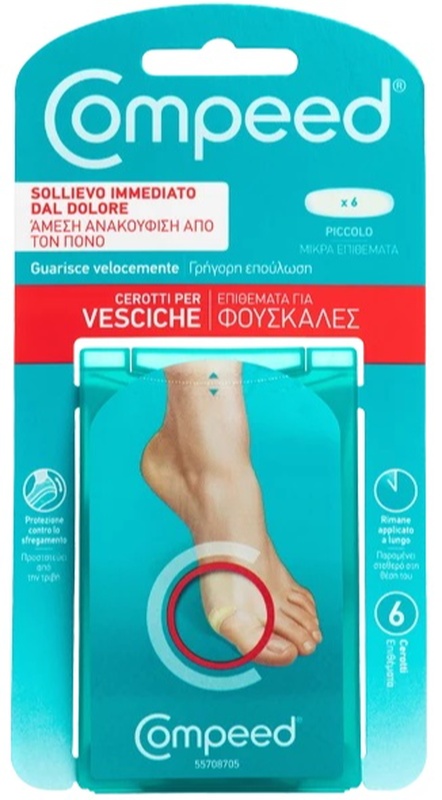 COMPEED CEROTTI PER VESCICHE PICCOLO 6 PEZZI - doctorpill.it