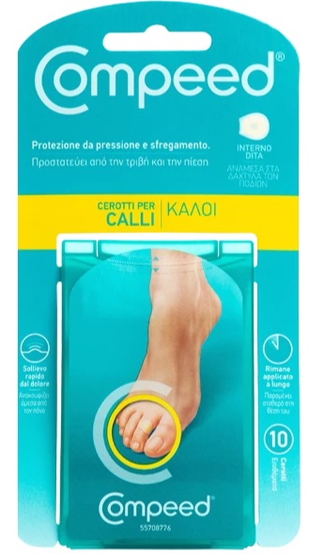 COMPEED CEROTTI PER CALLI INTERNO DITA 10 PEZZI - doctorpill.it