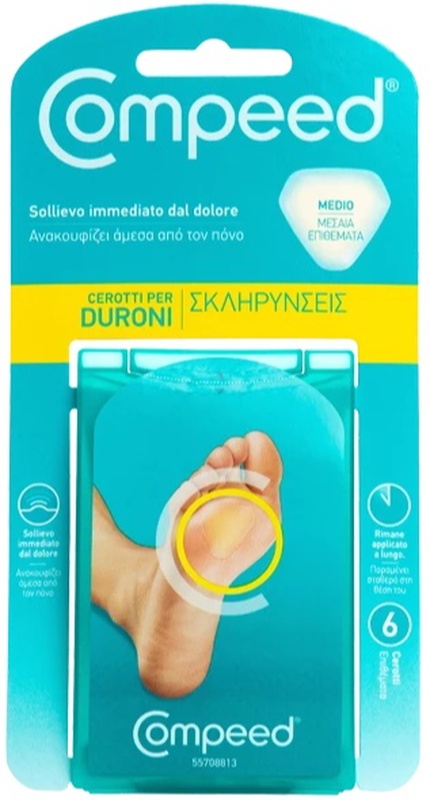 COMPEED CEROTTI PER DURONI MEDIO 6 PEZZI - doctorpill.it