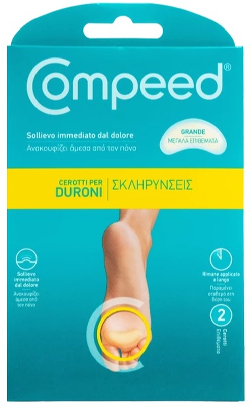 COMPEED CEROTTI PER DURONI LARGO 2 PEZZI - doctorpill.it