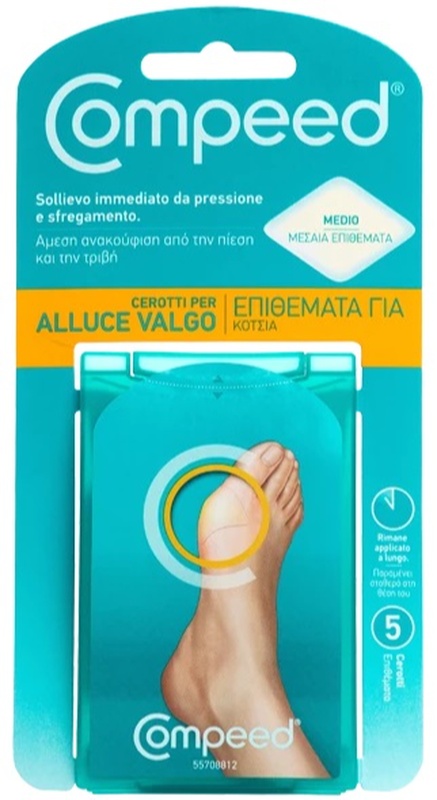 COMPEED CEROTTI PER ALLUCE VALGO 5 PEZZI - doctorpill.it