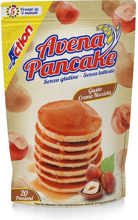 PROACTION AVENA PANCAKE CREMA DI NOCCIOLE 1000 G - doctorpill.it