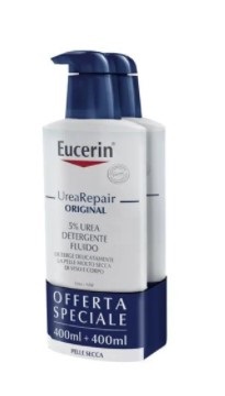 EUCERIN BIPACCO PH5 FLUIDO DETERGENTE 400 ML + 400 ML - doctorpill.it