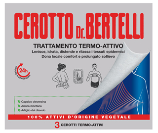 DR BERTELLI CEROTTO TERMO-ATTIVO 3 PEZZI - doctorpill.it