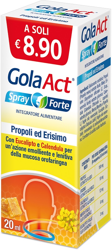 GOLA ACT SPRAY FORTE 20 ML - doctorpill.it