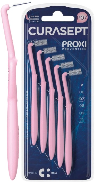 CURASEPT PROXI ANGLE P07 ROSA/PINK 5 PEZZI - doctorpill.it