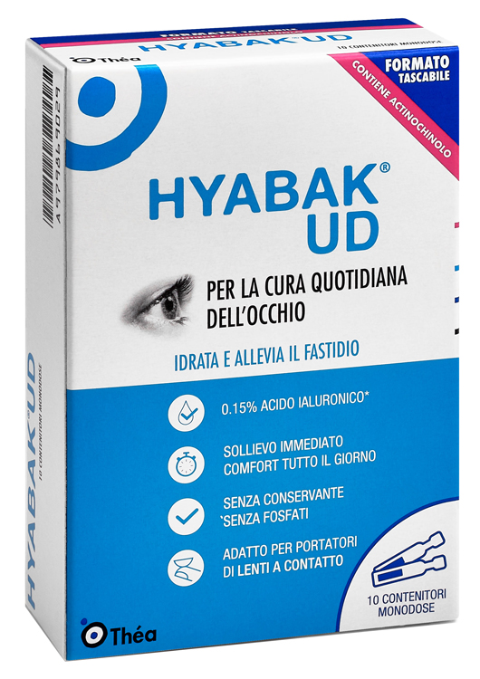HYABAK UD SOSTITUTO LACRIMALE 10 MONODOSI 4 G - doctorpill.it