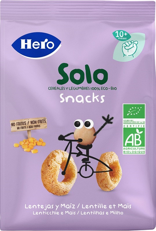 HERO SOLO SNACK LENTICCHIE MAIS 100% BIO 50 G - doctorpill.it