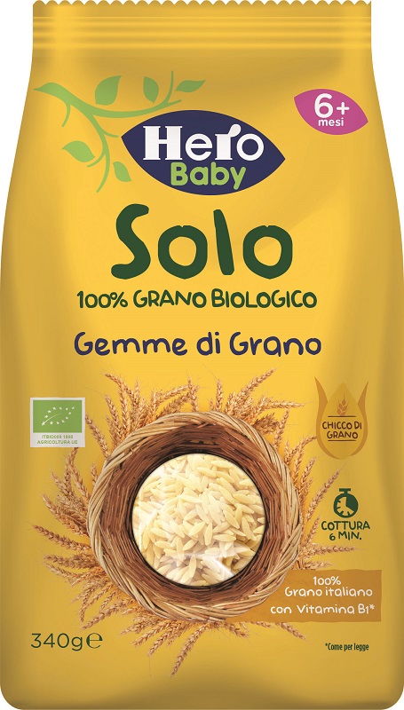 HERO SOLO PASTINA DI SEMOLA DI GRANO DURO 100% BIO 340 G - doctorpill.it