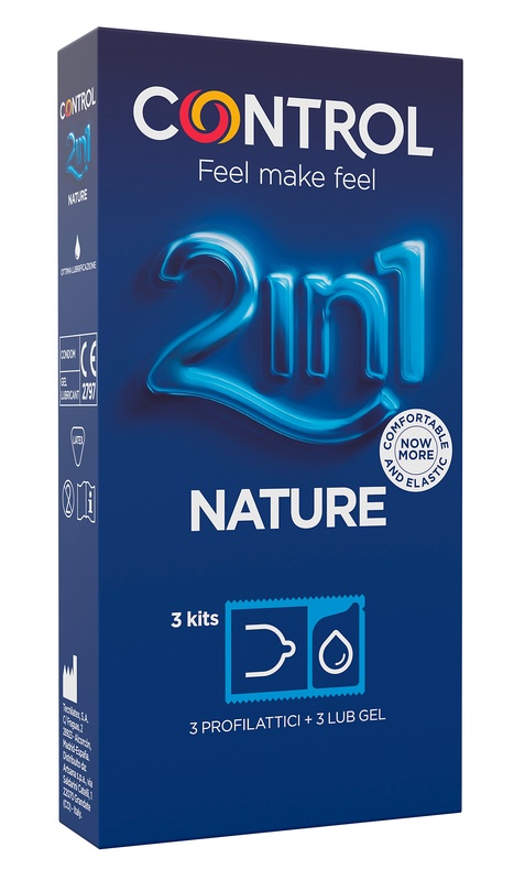 CONTROL 2IN1 NATURE 2,0 + NATURE LUBE 3+ 3 PEZZI - doctorpill.it