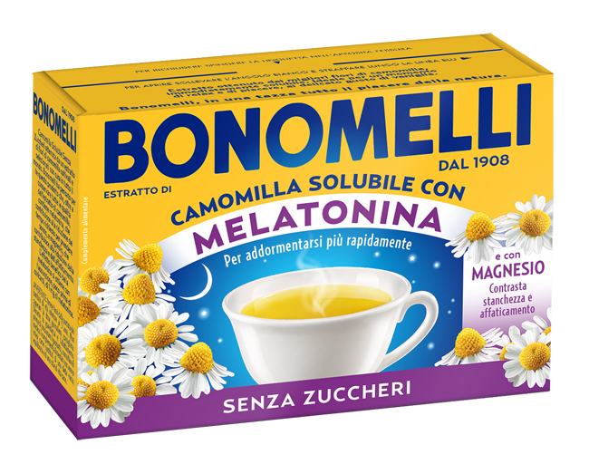 CAMOMILLA SOLUBILE MELATONINA MAGNESIO 16 BUSTINE - doctorpill.it