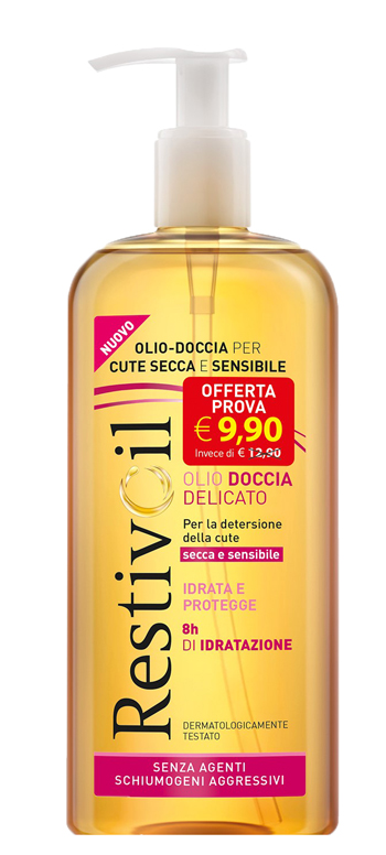 RESTIVOIL OLIO DOCCIA DELICATO 400 ML TAGLIO PREZZO - doctorpill.it