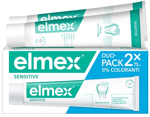 ELMEX SENSITIVE DENTIFRICIO BITUBO 2X75 ML - doctorpill.it