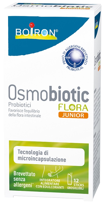 OSMOBIOTIC FLORA JUNIOR 12 STICKS OROSOLUBILI - doctorpill.it