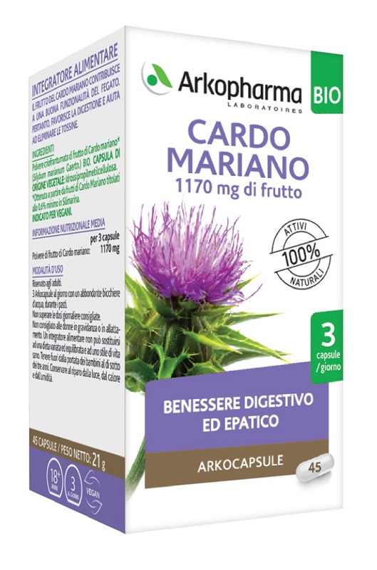 ARKO CAPSULE CARDO MARIANO 45 CAPSULE BIO - doctorpill.it