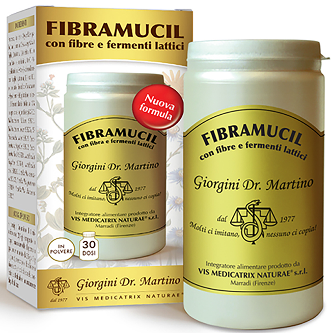 FIBRAMUCIL CON FIBRE E FERMENTI LATTICI POLVERE 120 G - doctorpill.it
