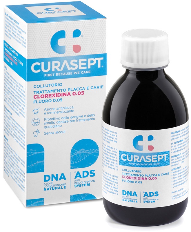 CURASEPT COLLUTORIO 0,05 ADS + DNA 200 ML - doctorpill.it
