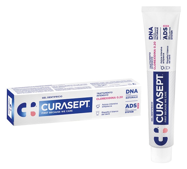 CURASEPT DENTIFRICIO 0,20 75 ML ADS+DNA - doctorpill.it