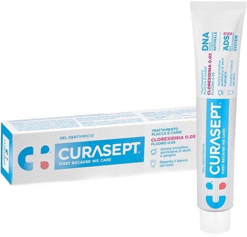 CURASEPT DENTIFRICIO 0,05 75 ML ADS+DNA - doctorpill.it