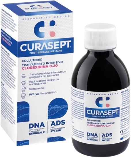 CURASEPT COLLUTORIO 0,20 ADS + DNA 200 ML - doctorpill.it