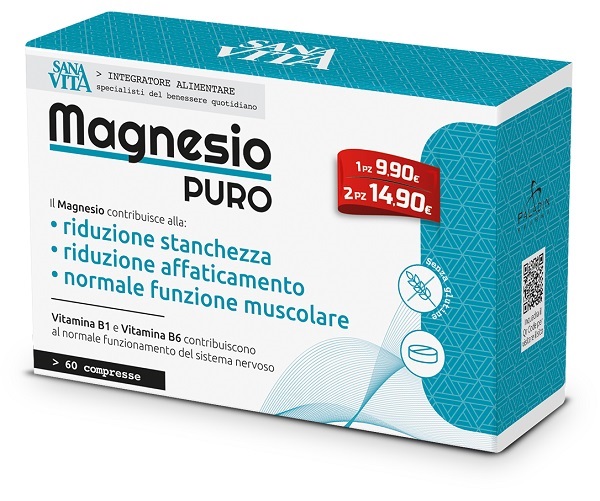 SANAVITA MAGNESIO PURO 60 COMPRESSE - doctorpill.it