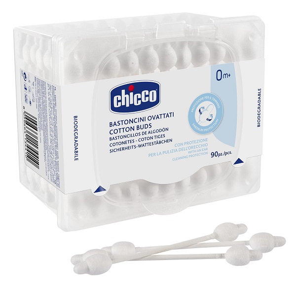 CHICCO BASTONCINI COTONATI 90 PEZZI - doctorpill.it
