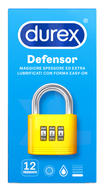 PROFILATTICO DUREX DEFENSOR 12 PEZZI - doctorpill.it