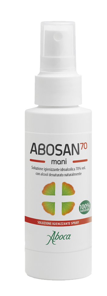 ABOSAN70 SOLUZIONE IGIENIZZANTE MANI 100 ML SPRAY - doctorpill.it
