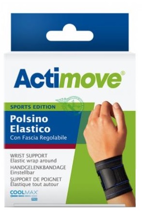 ACTIMOVE SPORTS EDITION POLSINO ELASTICO CON FASCIA REGOLABILE UNIVERSALE - doctorpill.it