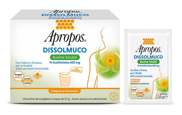 APROPOS DISSOLMUCO 10 BUSTINE SOLUBILI - doctorpill.it