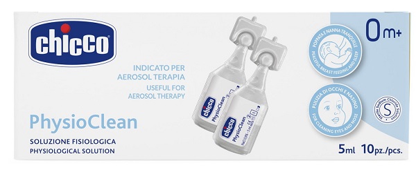 CHICCO SOLUZIONE PHYSIOCLEAN 5 ML 10 PEZZI - doctorpill.it